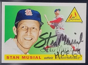 STAN MUSIAL Auto 2011 Topps 60th The Lost Cards On-card Signed HOF Inscription! - Picture 1 of 2