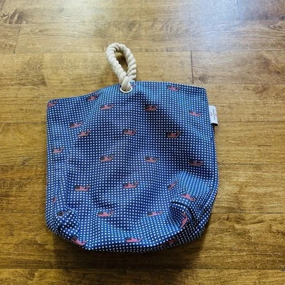 Vineyard Vines Wine Tote Handbag Small July 4th Whale Flag Patriotic  Preppy - Image 1 of 4