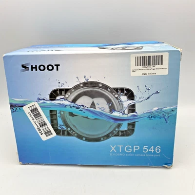SHOOT 圆顶端口 适用于大疆 OSMO 运动相机 防水 外壳 保护套 XTGP 546 — 第 1/4 张图片