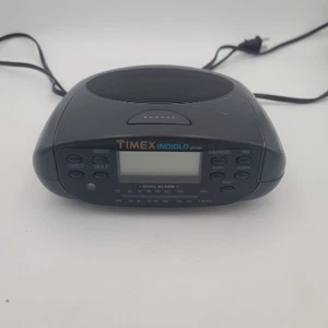 Timex Indiglo Dual Alarm FM/AM Calendar Clock Radio Tested No Display Light - Picture 1 of 6