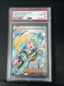 2025 POKEMON DRI EN EMCEE'S HYPE ULTRA RARE PSA 10 - Picture 1 of 2