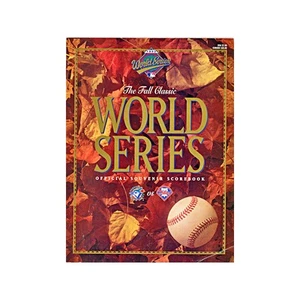 1993 World Series Toronto Blue Jays Philadelphia Phillies Souvenir Program - Picture 1 of 2