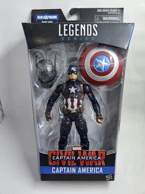 Hasbro Marvel Legends Civil War CAPTAIN AMERICA Giant Man Build-A-Figure Series - Image 1 of 4