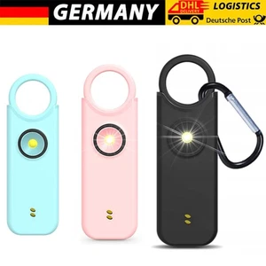 Persönlicher Alarm Selbstverteidigungsalarm Schlüsselanhänger Wiederaufladbarer - Bild 1 von 21
