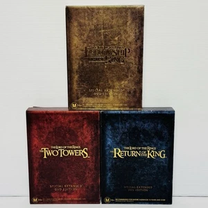 Lord Of The Rings Trilogy Special Extended DVD Edition 12 Disc DVD Set Region 4 - Picture 1 of 22