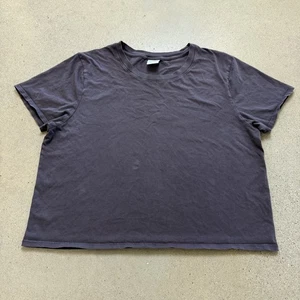 Women's Size L Outdoor Voices Cropped Short Sleeve Crew Neck T Shirt - Picture 1 of 4
