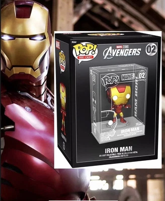 Funko Pop! Marvel Studios Avengers Iron Man #02 Die-Cast Exclusive MISB 2021 - Image 1 of 4