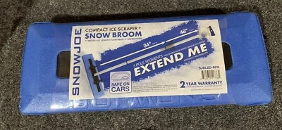 Snow Joe Telescoping Snow Broom and Ice Scraper - Blue - Image 1 of 2