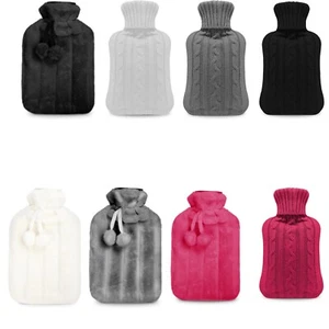Keplin 2L Accogliente Borraccia Acqua Calda con Coperchio in Peluche Allevia Dolori e Dolori Corpo - Foto 1 di 66