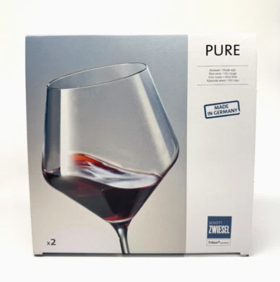 2x Schott Zwiesel Pure Rotwein Burgunder 692ml Tritan-Kristallglas 8545/140 Neu - Bild 1 von 4