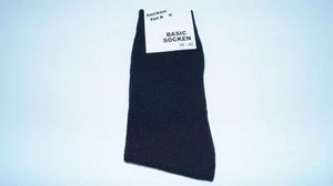 Calcetines básicos deportivos T. 39 - 42 negro black new NUEVO - Imagen 1 de 2