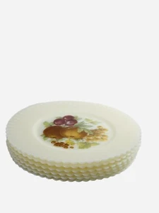 Macbeth-Evans EE. UU. Plato de pétalos Ensalada Pan 8" Lote Juego de 6 vasos de la depresión - Imagen 1 de 8