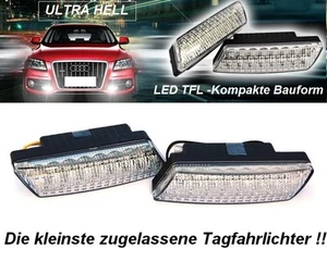 Universale LED Tagfahrleuchten R87 Modul E-Prüfzeichen E9 16SMD Tagfahrlicht - Bild 1 von 6