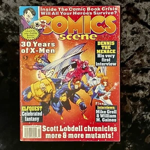 July 1993~~~Comics Scene~~~VERY GOOD~~~ Vol. 2/#35~~~30 Years of X-Men - Picture 1 of 5