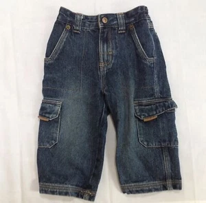 Vaqueros cargo de enjuague medio oscuro para niños Gymboree WOODLAND TRAILS de colección 12-18 m - Imagen 1 de 5
