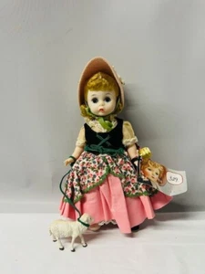 1962 Madame Alexander-Kins "Little Bo Peep" with Lamb - Picture 1 of 4