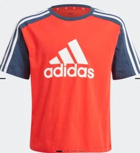 ADIDAS ESSENTIALS COLORBLOCK T-SHIRT.(age 9-10) GENUINE ADIDAS - Picture 1 of 4