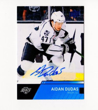 2021-22 Upper Deck AHL Aiden Dudas #85 Base Auto Ontario Reign