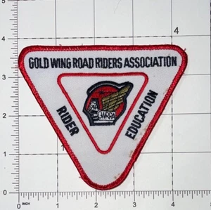 GWRRA Gold Wing Road Riders Association Rider Education Patch Sew-On Used YZ11 - Picture 1 of 1