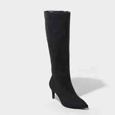 Women's Tay Tall Dress Boots - A New Day Black
