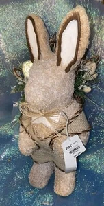 Pier 1 Natural 16” Bunny Rabbit Bouquet Backpack Easter Decor NWT - Picture 1 of 5