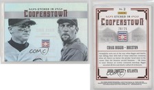 2015 Cooperstown Etched in Dual Holo Silver /25 Craig Biggio John Smoltz #2 HOF