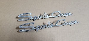 1964 Ford Fairlane Sports Coupe Emblems Badges Chrome Trim Moldings Scripts  - Picture 1 of 3