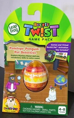 New LeapFrog RockIt Twist Game Pack Penelope Penguin Pet Detective - Image 1 of 4