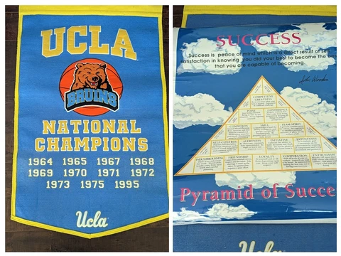 UCLA Bruins WOOL HERITAGE BANNER 37”x24" NCAA New National Champions FREE POSTER Cover