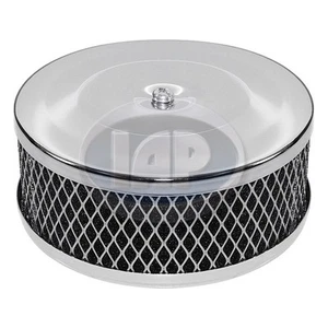 EMPI 9121 CHROME AIR CLEANER 5-3/8" DIAMETER, 2" NECK VOLKSWAGEN T1 T2 T3 GHIA - Picture 1 of 2