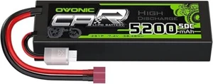 Batteria LiPo | 2s | 7,4v | 5200 mAh | 50C | Ovonic | T-Plug Deans - HardCase - Imagen 1 de 6