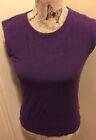 GORGEOUS AUTHENTIC FRENCH CONNECTION FCUK DESIGNER WOMENS TOP ❤️ PURPLE  SIZE M