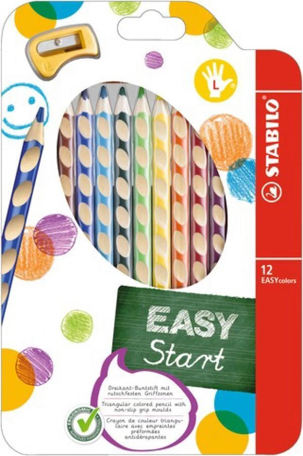 STABILO Buntstifte EASYcolors, für Linkshänder, 6er Etui - Bild 1 von 1