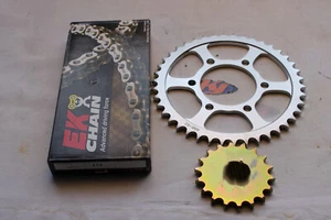 Kawasaki KZ1000J 1981 to 1983 Chain Conversion 530er Chain 18Z /49Z Aluminium - Picture 1 of 1