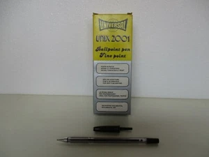 SCONTO 30% RARA PENNA TRASPARENTE UNIX 2001 UNIVERSAL ANNI '80 - Picture 1 of 3