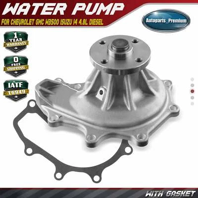 Bomba de água para Isuzu NPR NQR Chevrolet W3500 W4500 W5500 Tiltmaster 4.8L Deisel - Imagem 1 de 4