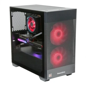 BRAND NEW Ryzen 7 Gaming PC Ryzen 7 5800X3D RX 7600 16GB 500GB SSD Wi-Fi BT W11H - Picture 1 of 7