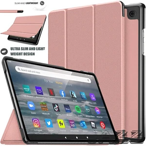 Leather Magnetic Smart Stand Case For All New Amazon Fire 7 Tablet 2022 Released - Picture 1 of 3