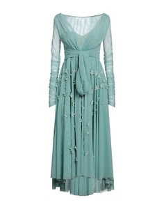 NWT Chiara Boni La Petite Robe Kirim Layered Tulle Midi Dress Sage Green 4 $1090 - Picture 1 of 18