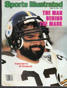 Sports Illustrated 1982 Pittsburgh Steelers Franco Harris NoLbl Excellent Cond. - Picture 1 of 1