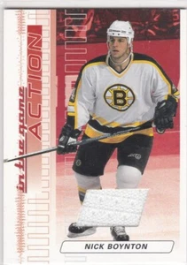2003 ITG Action Game-Used Jersey Nick Boynton #M-8 BOSTON BRUINS - Bild 1 von 1