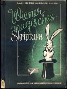 Prestidigitation - WIENER MAGISCHES SKRIPTUM - 1950 Magic Book, Hans Borosé - Picture 1 of 2