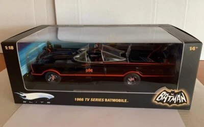 Hot Wheels Elite BATMAN 1966 TV Series Batmobile. 1:18 - Image 1 of 4