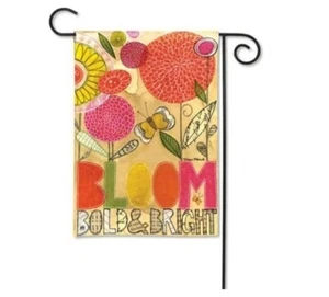 Breeze Art BLOOM BRIGHT Florales Audaz y Brillante Bandera Jardín 12.5" x 18, NUEVO - Imagen 1 de 1