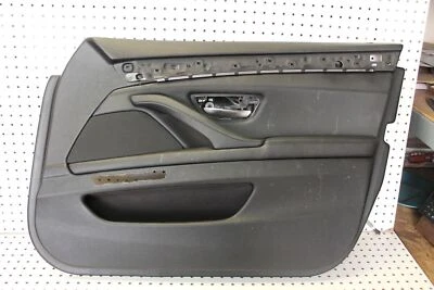 2013-2015 BMW 550I F10 FRONT RIGHT PASSENGER SIDE INTERIOR DOOR PANEL BLACK OEM - Imagem 1 de 4