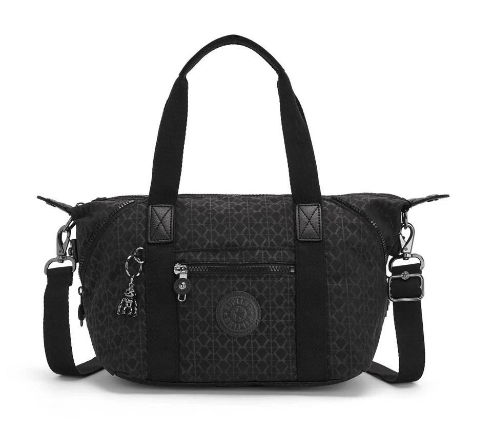 kipling Basic Plus Eyes Wide Open Art Mini Handbag Signature Emb Schwarz - Bild 1 von 4
