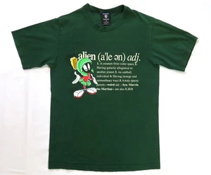 Warner Brothers Store Vintage T Shirt 1990's Marvin The Martian Cartoon - Picture 1 of 4