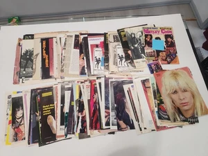 Vintage Motley Crue Magazin Sammelalbum Posten 2 Pfund Tommy Lee, Nikki Sixx * SIEHE HINWEISE - Bild 1 von 5