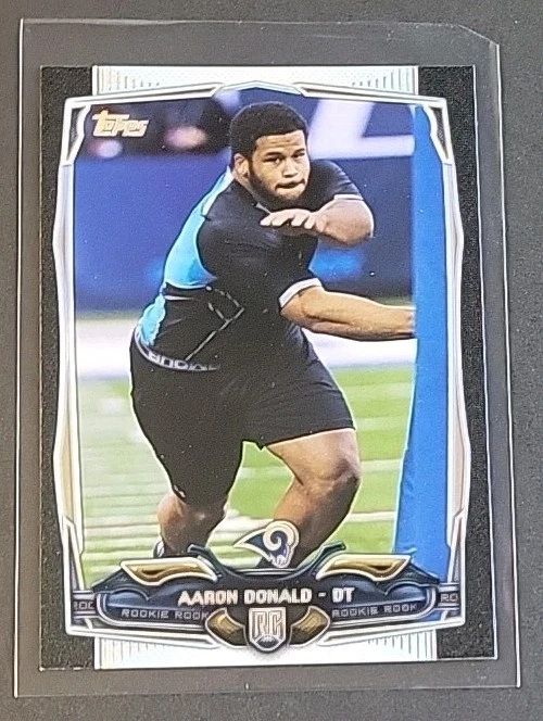 Aaron Donald 2014 Topps Negro RC #/59 Novato #424 Rams Raro SP Foto 1 de 4