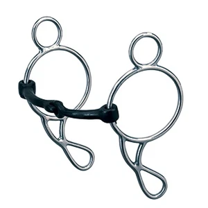 84WL Weaver Leather Gag Horse Bit 5 Inch Sweet Iron Snaffle Mouth - Picture 1 of 1